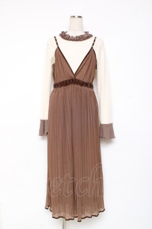 画像: axes femme / アンサンブルキャミワンピース M 生成り Y-25-12-05-117-AX-OP-SZ-ZY