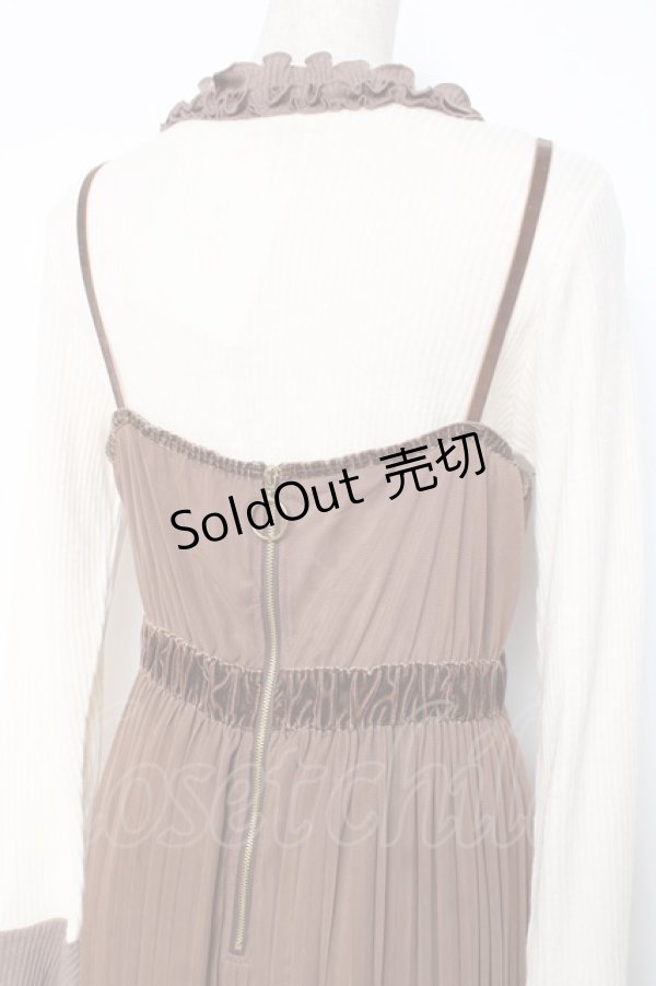 画像3: axes femme / アンサンブルキャミワンピース M 生成り Y-25-12-05-117-AX-OP-SZ-ZS (3)