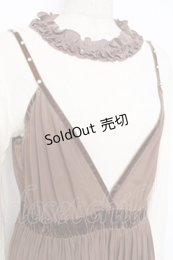 画像4: axes femme / アンサンブルキャミワンピース M 生成り Y-25-12-05-117-AX-OP-SZ-ZS (4)