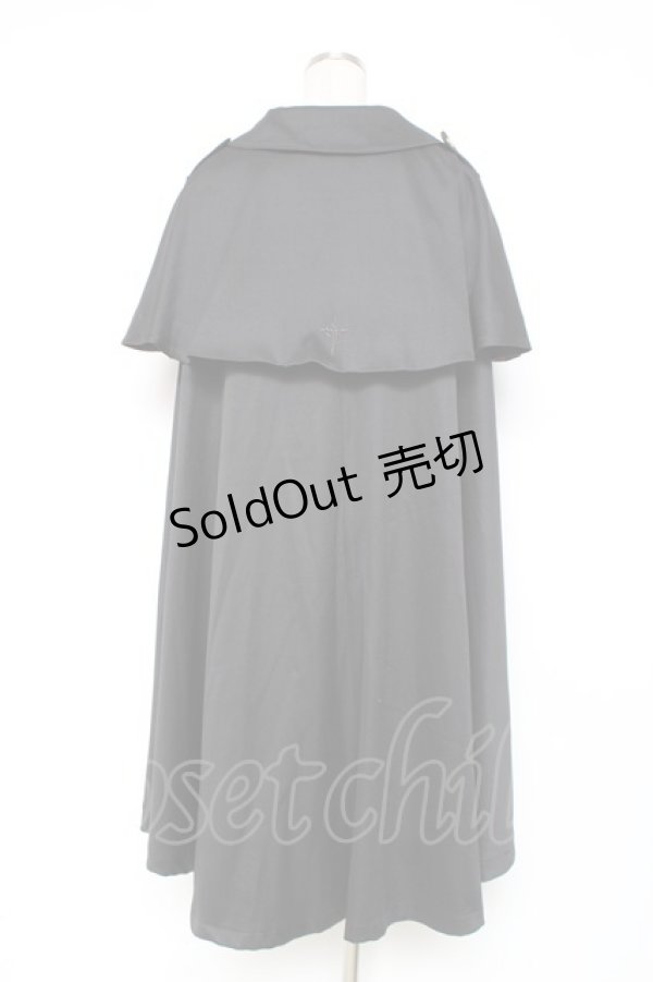 画像2: Amavel / Fantasic Vampireケープ付きローブ  黒 Y-25-12-05-120-CA-JA-SZ-ZY (2)