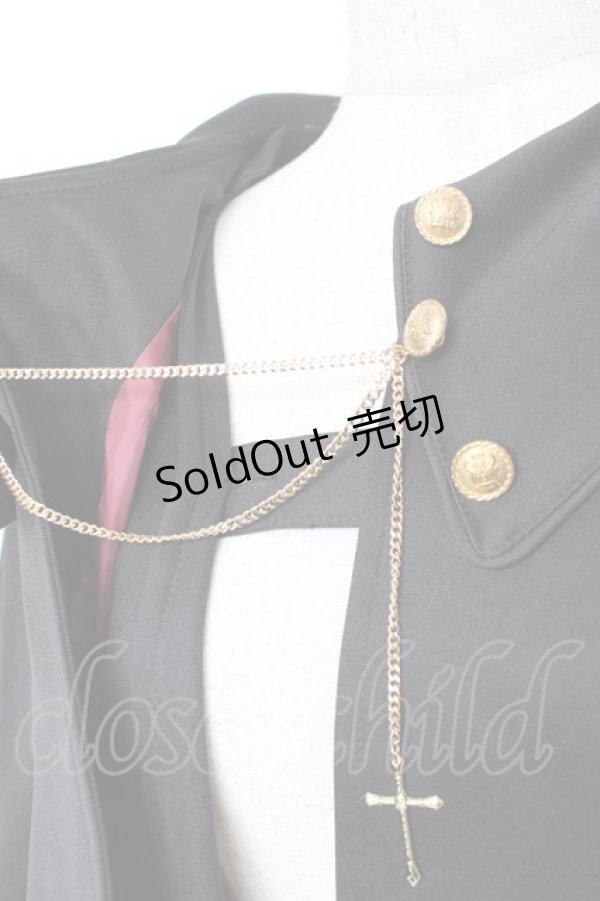 画像4: Amavel / Fantasic Vampireケープ付きローブ  黒 Y-25-12-05-120-CA-JA-SZ-ZY (4)