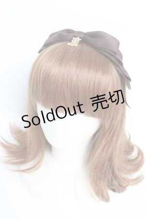 画像: ALICE and the PIRATES / まんなかリボンカチューシャ  ブラウン Y-25-12-05-022-PA-AC-SZ-ZY