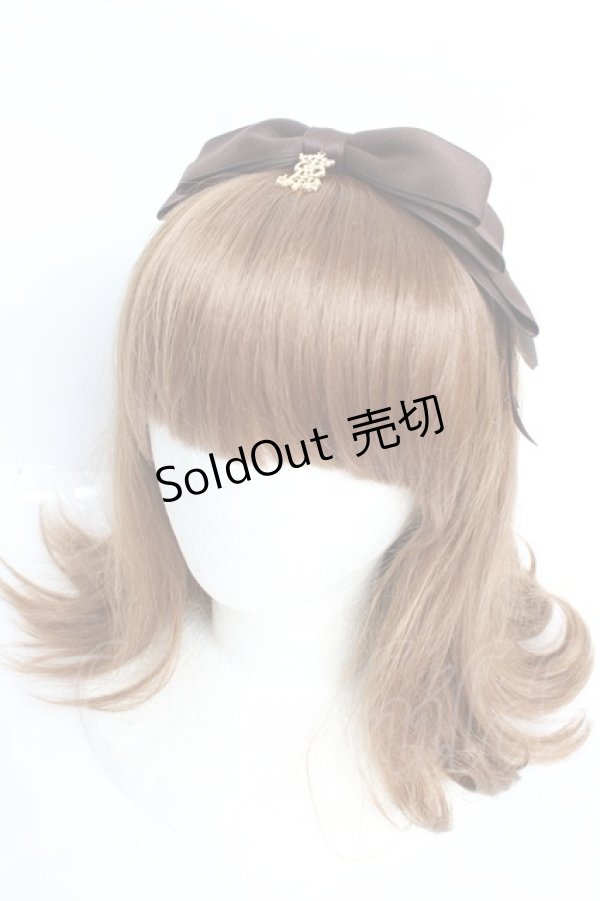 画像1: ALICE and the PIRATES / まんなかリボンカチューシャ  ブラウン Y-25-12-05-022-PA-AC-SZ-ZY (1)