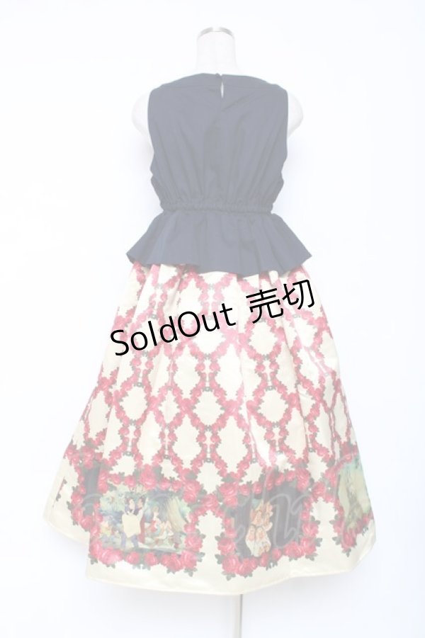 画像3: axes femme / 白雪姫ワンピース F 紺×イエロー Y-25-12-05-123-AX-OP-SZ-ZY (3)