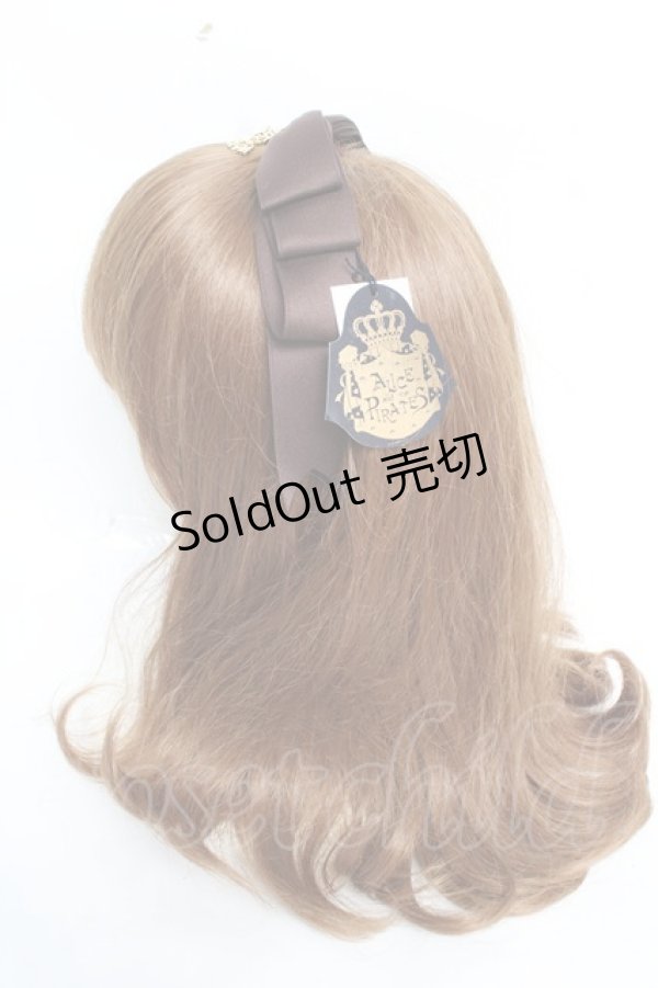 画像2: ALICE and the PIRATES / まんなかリボンカチューシャ  ブラウン Y-25-12-05-022-PA-AC-SZ-ZY (2)