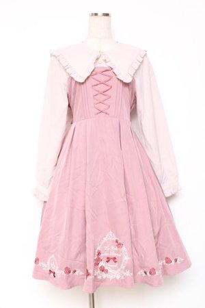 画像: Amavel / Sleeping Beautyワンピース  ピンク Y-25-12-05-124-CA-OP-SZ-ZY