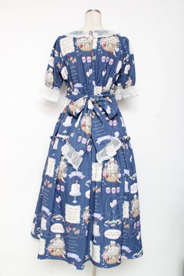 画像2: axes femme Kawaii / 10thアニバーサリーワンピース M ブルー Y-25-12-05-126-AX-OP-SZ-ZS (2)