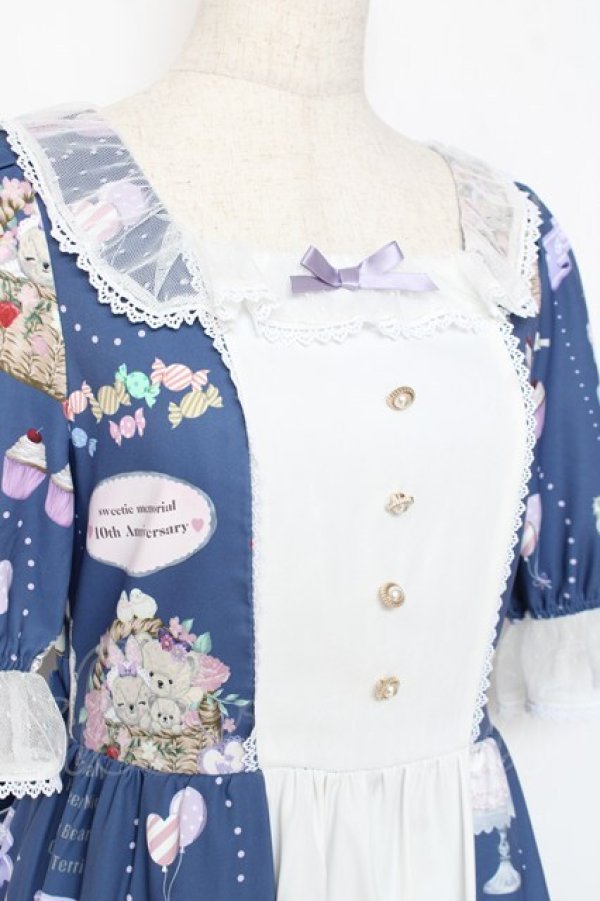 画像3: axes femme Kawaii / 10thアニバーサリーワンピース M ブルー Y-25-12-05-126-AX-OP-SZ-ZS (3)