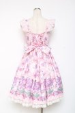 画像2: Angelic Pretty / Lacy Pansyジャンパースカート  ピンク Y-25-12-05-127-AP-OP-SZ-ZY (2)