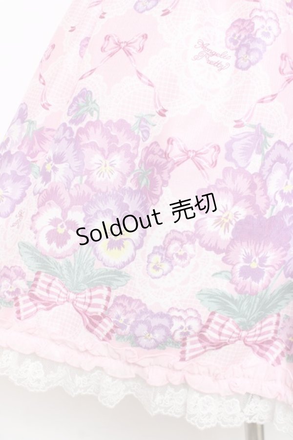 画像5: Angelic Pretty / Lacy Pansyジャンパースカート  ピンク Y-25-12-05-127-AP-OP-SZ-ZY (5)