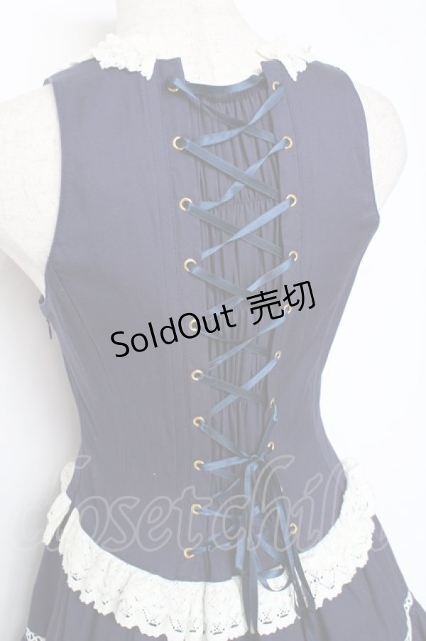 画像3: ALICE and the PIRATES / シルヴィアジャンパースカート  紺 Y-25-12-05-129-PA-OP-SZ-ZY (3)