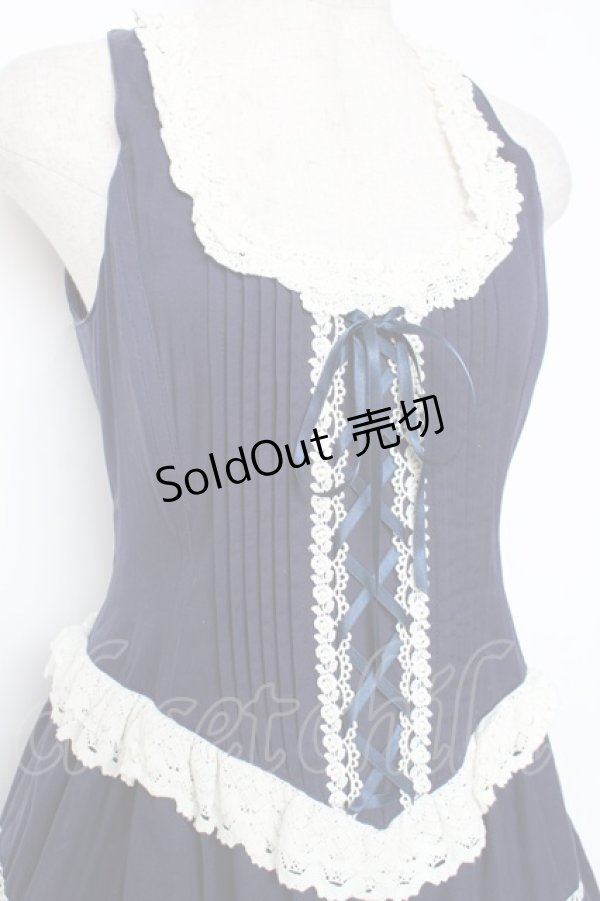 画像4: ALICE and the PIRATES / シルヴィアジャンパースカート  紺 Y-25-12-05-129-PA-OP-SZ-ZY (4)