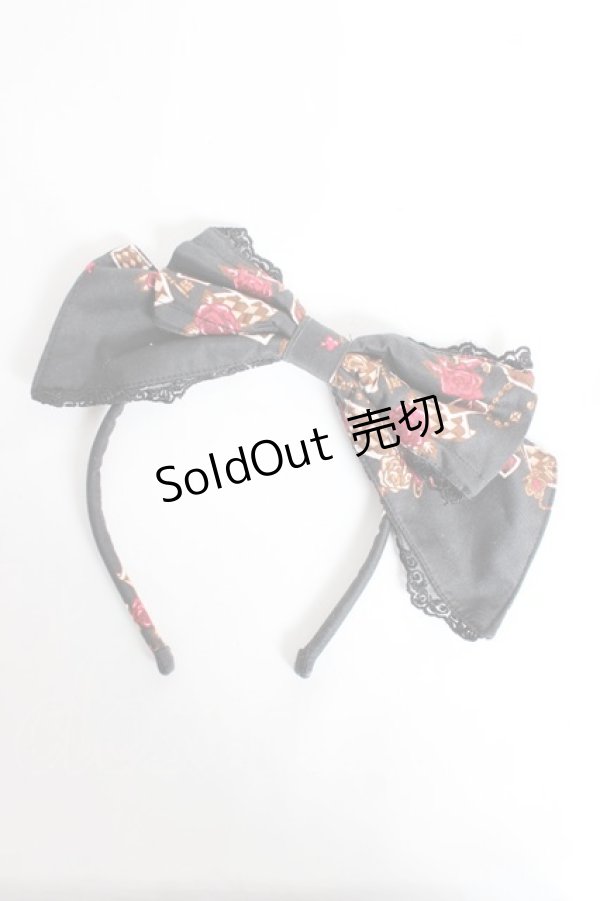 画像7: ALICE and the PIRATES / ワンダーラビットのマジカルトランプティーパーティ柄ジャンパースカートセット  黒 Y-25-12-05-130-PA-OP-SZ-ZY (7)