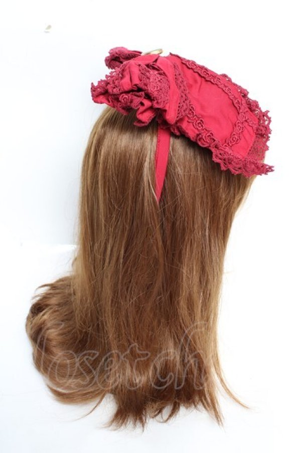 画像3: ALICE and the PIRATES / コロネットリボンカチューシャ  エンジ Y-25-12-05-023-PA-AC-SZ-ZY (3)