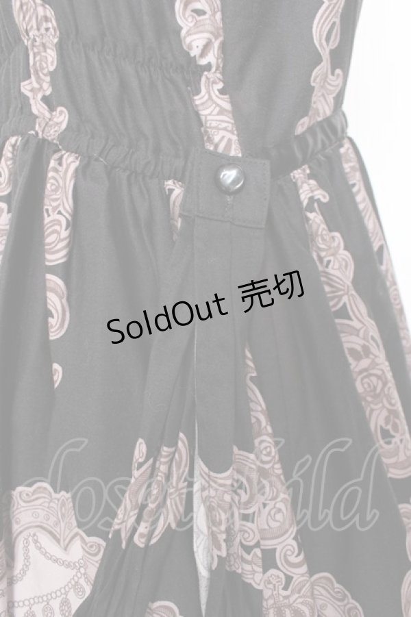 画像3: ALICE and the PIRATES / A/P海賊柄ジャンパースカートセット  黒 Y-25-12-05-132-PA-OP-SZ-ZY (3)