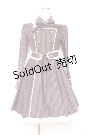 画像: Angelic Pretty / ブリティッシュカレッジ ワンピース  ブラウン Y-25-12-05-133-AP-OP-SZ-ZS