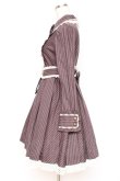 画像2: Angelic Pretty / ブリティッシュカレッジ ワンピース  ブラウン Y-25-12-05-133-AP-OP-SZ-ZS (2)