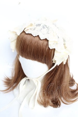 画像: ATELIER PIERROT / Gothic Lattices Headdress  生成り３ Y-25-12-05-024-EL-AC-SZ-ZY