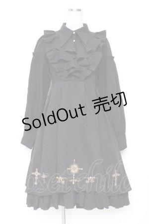 画像: Amavel / Rosary Angelフィッシュテールワンピース  黒 Y-25-12-05-135-CA-OP-SZ-ZY