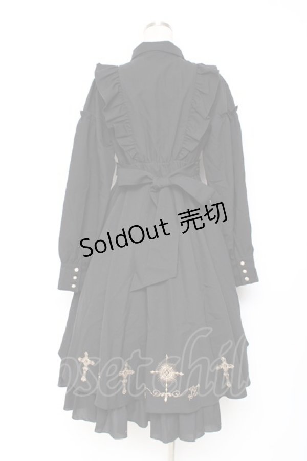 画像2: Amavel / Rosary Angelフィッシュテールワンピース  黒 Y-25-12-05-135-CA-OP-SZ-ZY (2)