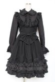 画像1: AND ROMEO / ヨークレースワンピース  黒 Y-25-12-05-137-LO-OP-SZ-ZY (1)