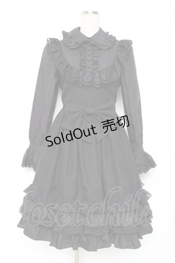 画像1: AND ROMEO / ヨークレースワンピース  黒 Y-25-12-05-137-LO-OP-SZ-ZY (1)