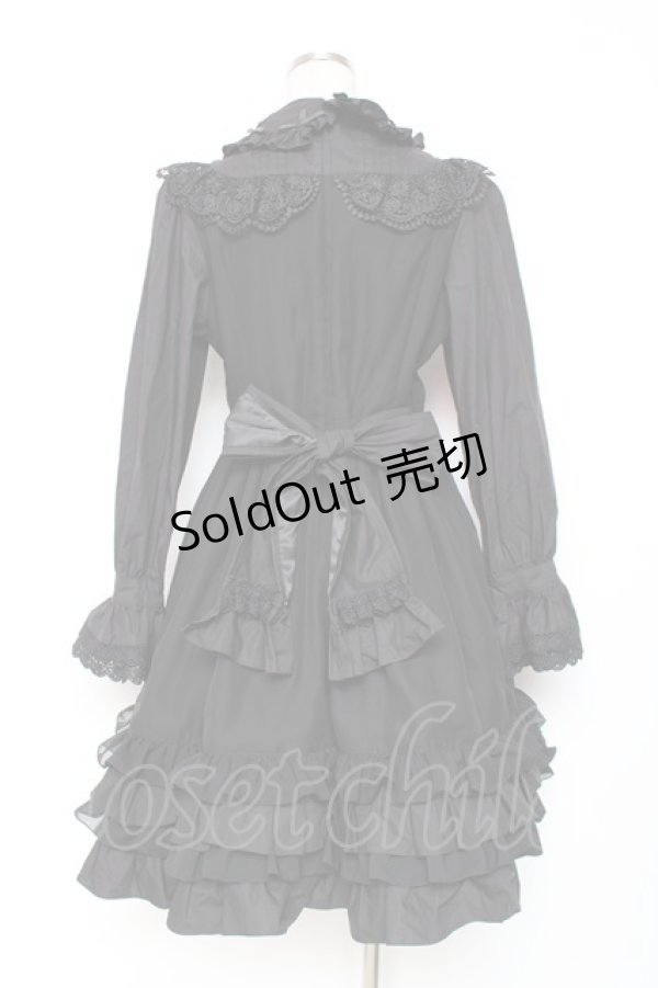 画像2: AND ROMEO / ヨークレースワンピース  黒 Y-25-12-05-137-LO-OP-SZ-ZY (2)