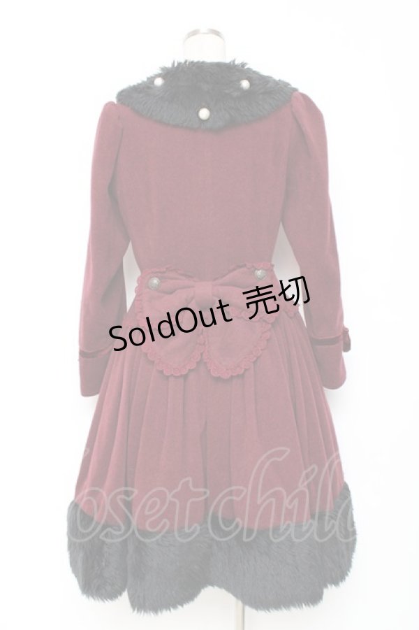 画像3: ALICE and the PIRATES / レディーパールファーコート  ワイン Y-25-12-05-139-PA-CO-SZ-ZY (3)