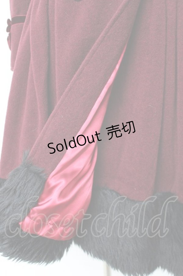 画像5: ALICE and the PIRATES / レディーパールファーコート  ワイン Y-25-12-05-139-PA-CO-SZ-ZY (5)