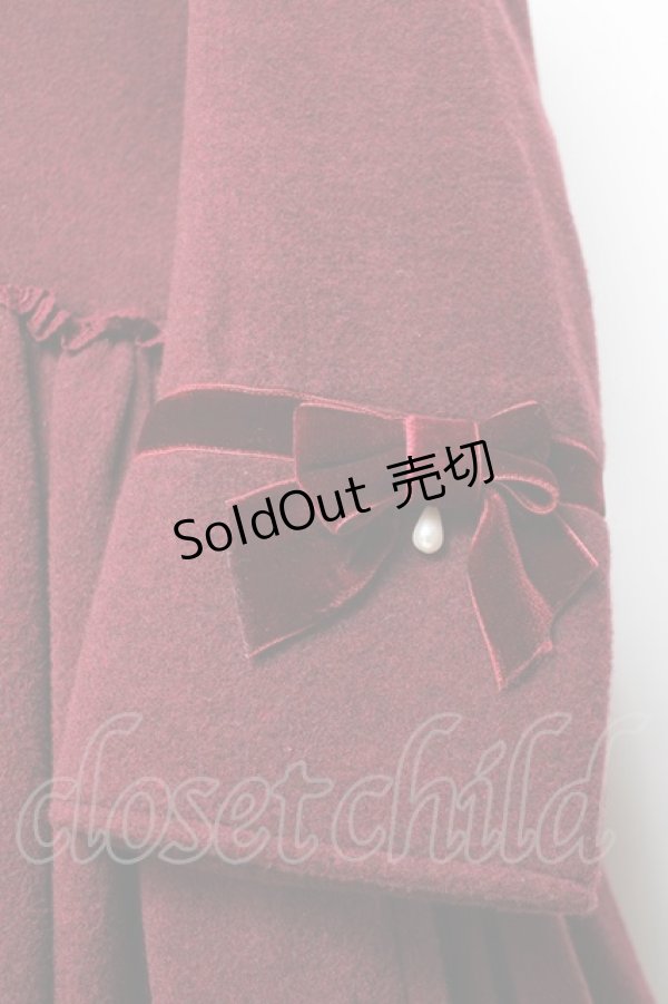 画像6: ALICE and the PIRATES / レディーパールファーコート  ワイン Y-25-12-05-139-PA-CO-SZ-ZY (6)