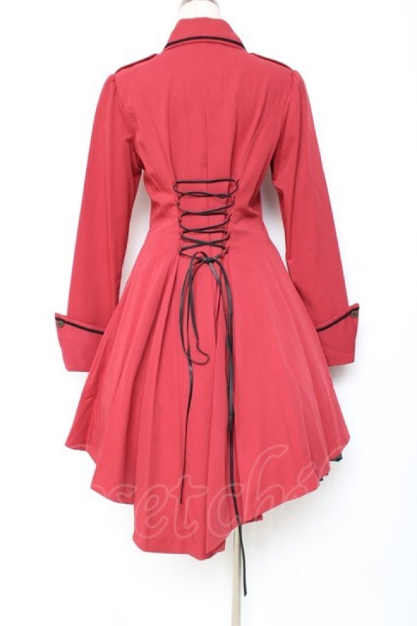 画像2: ATELIER BOZ / ケリーディーンジャケットワンピース  ワイン Y-25-12-05-140-EL-OP-SZ-ZY (2)