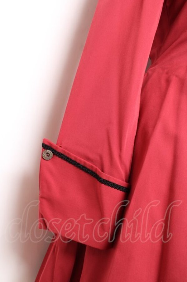 画像3: ATELIER BOZ / ケリーディーンジャケットワンピース  ワイン Y-25-12-05-140-EL-OP-SZ-ZY (3)