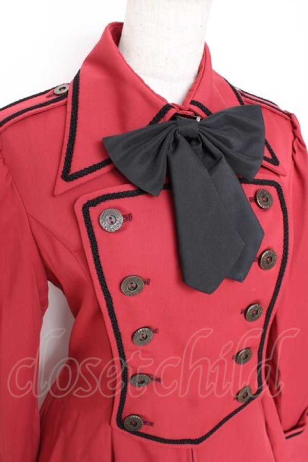 画像4: ATELIER BOZ / ケリーディーンジャケットワンピース  ワイン Y-25-12-05-140-EL-OP-SZ-ZY (4)