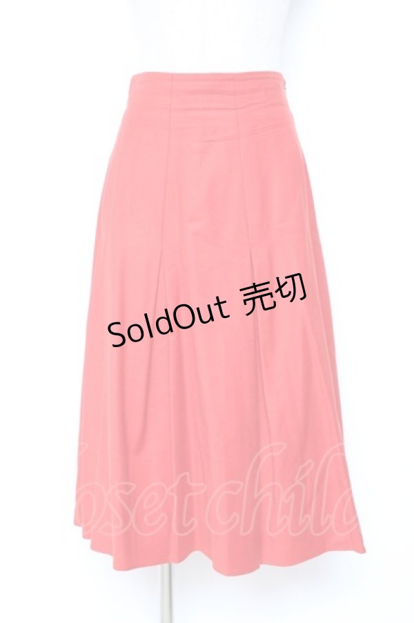 画像1: franche lippee black / プリーツスカート M 赤 Y-25-12-05-145-LO-SK-SZ-ZY (1)