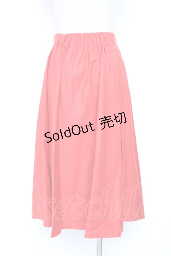 画像2: franche lippee black / プリーツスカート M 赤 Y-25-12-05-145-LO-SK-SZ-ZY (2)