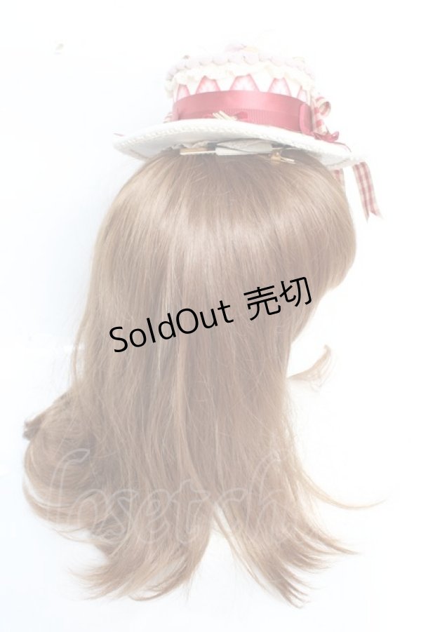 画像4: Hoshibako Works / ホイップクリームホールケーキ カクテルハット   Y-25-12-05-025-LO-AC-SZ-ZY (4)