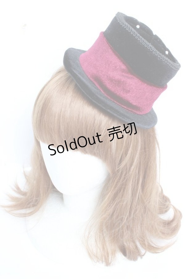 画像1: tale bringer / キルティングクリップハット  黒 Y-25-12-05-026-LO-AC-SZ-ZY (1)