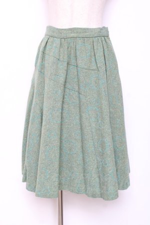画像: Jane Marple / ミドル丈スカート  グリーン Y-25-12-05-157-JM-PA-SZ-ZY