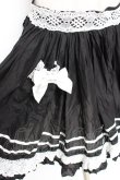 画像4: ALICE and the PIRATES / アリスのローンフリルエプロン  黒 Y-25-12-05-160-PA-SK-SZ-ZY (4)