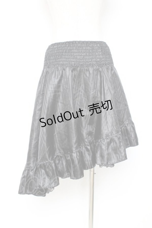 画像2: Ozz oneste / リバーシブルフィッシュテールスカート  黒 Y-25-12-05-163-OO-SK-SZ-ZY (2)