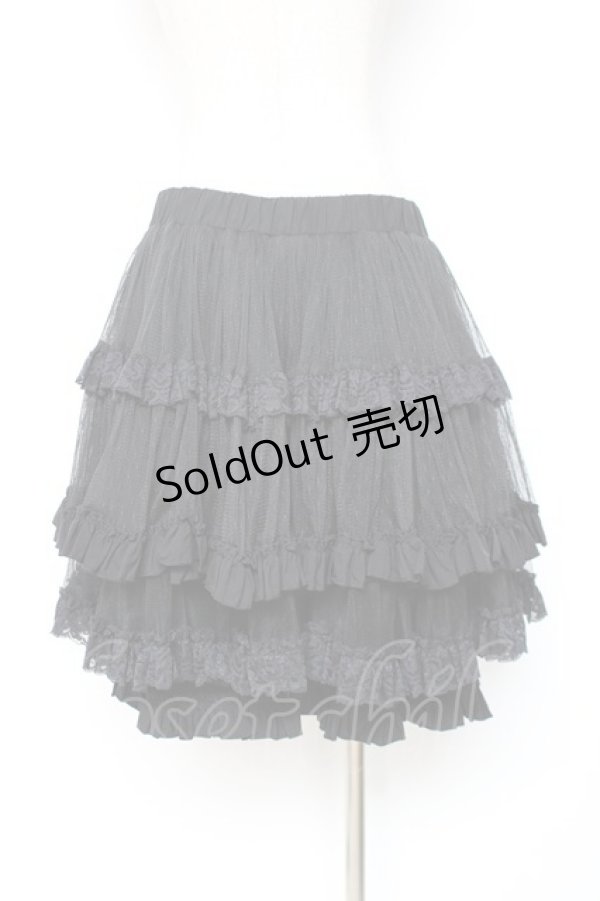 画像5: Ozz oneste / ボリュームリバーシブルスカート  黒 Y-25-12-05-165-OO-SK-SZ-ZS (5)