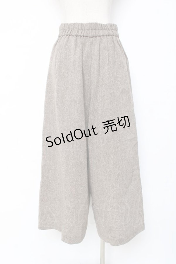 画像3: axes femme / ツイードワイドパンツ  ブラウン Y-25-12-05-169-AX-PA-SZ-ZI (3)