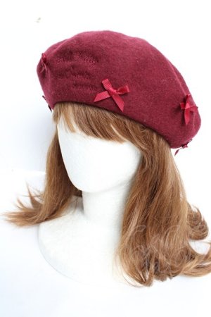 画像: m petit by misako / サンリオキャラクターズコラボベレー  ワイン Y-25-12-05-030-LO-AC-SZ-ZY