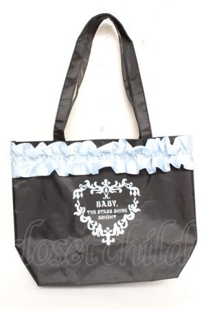 画像: BABY, THE STARS SHINE BRIGHT / ビックトートバック  黒 Y-25-12-05-036-BA-BG-SZ-ZY