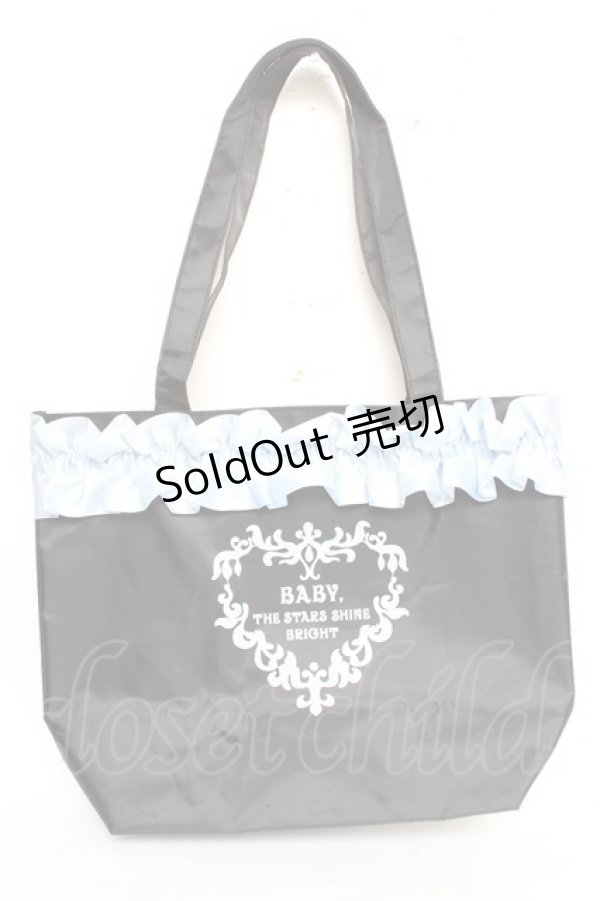 画像1: BABY, THE STARS SHINE BRIGHT / ビックトートバック  黒 Y-25-12-05-036-BA-BG-SZ-ZY (1)