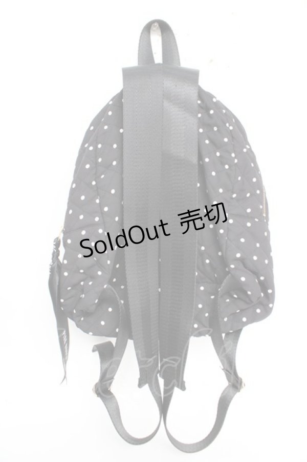 画像2: PINK HOUSE / 水玉リボンリュック  黒 Y-25-12-05-038-LO-BG-SZ-ZY (2)