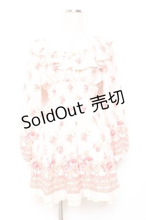 画像: LIZ LISA / 花柄チェックワンピース 0 ピンク Y-25-12-08-022-LO-OP-SZ-ZS