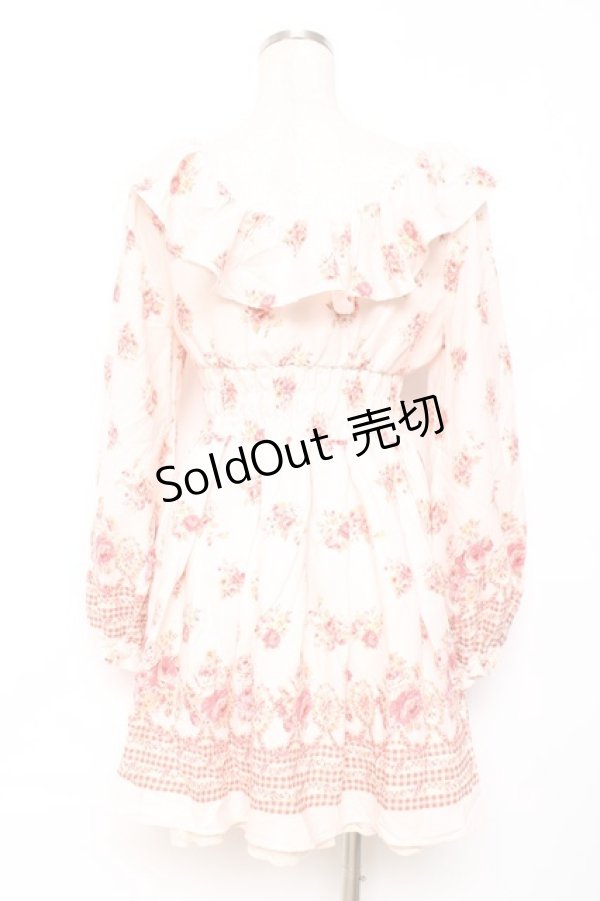 画像3: LIZ LISA / 花柄チェックワンピース 0 ピンク Y-25-12-08-022-LO-OP-SZ-ZS (3)