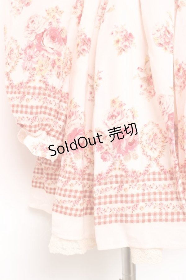画像5: LIZ LISA / 花柄チェックワンピース 0 ピンク Y-25-12-08-022-LO-OP-SZ-ZS (5)