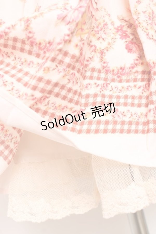 画像6: LIZ LISA / 花柄チェックワンピース 0 ピンク Y-25-12-08-022-LO-OP-SZ-ZS (6)